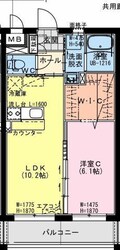 クロスワイズ中西町の物件間取画像